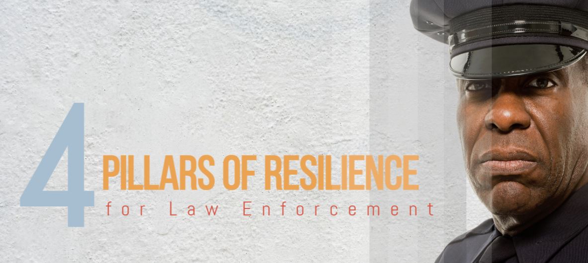 4 Pillars of Resilience for Law Enforcement Officers representing image